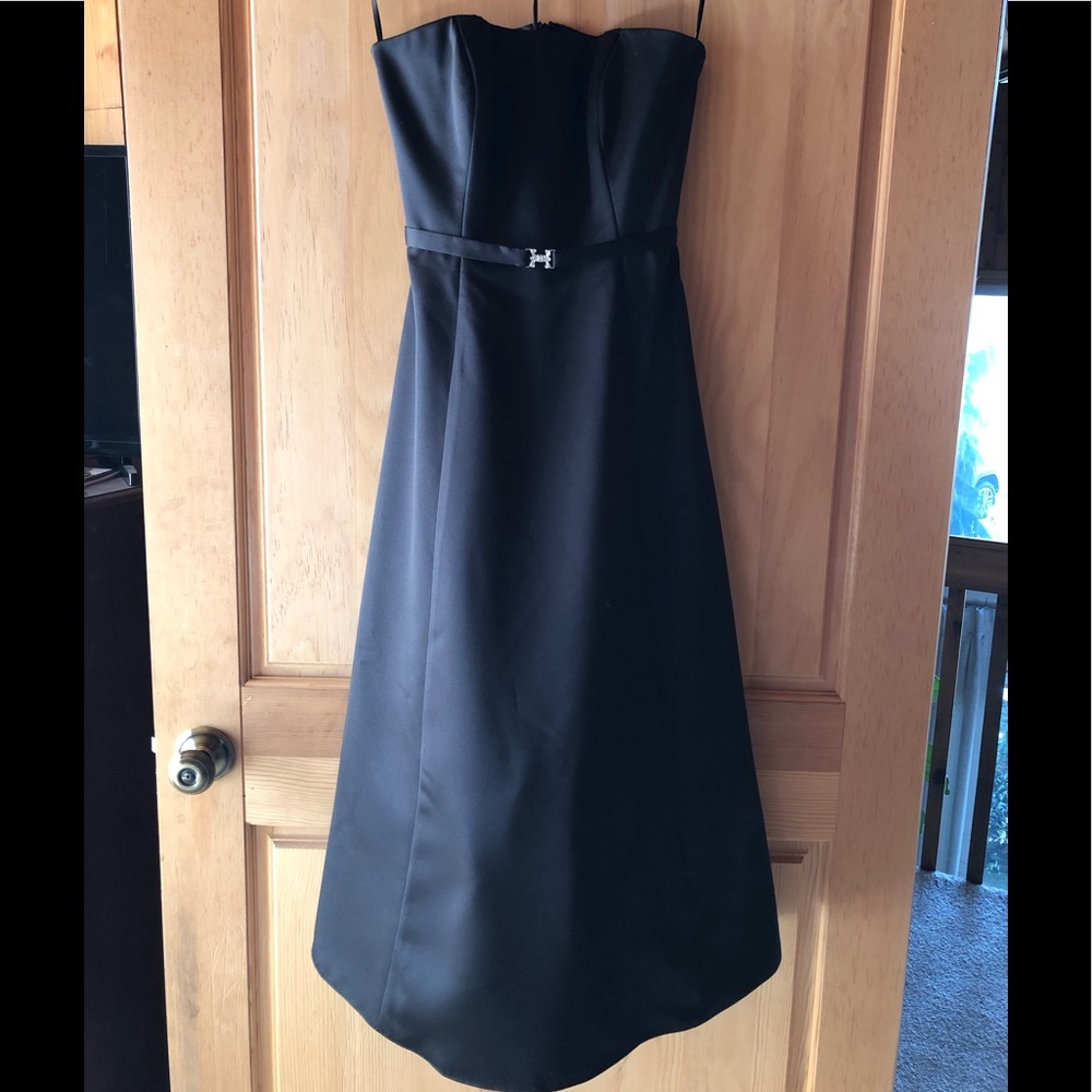 Black Strapless Dress Size 4, David’s Bridal